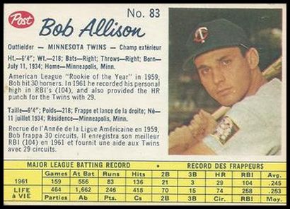 83 Bob Allison